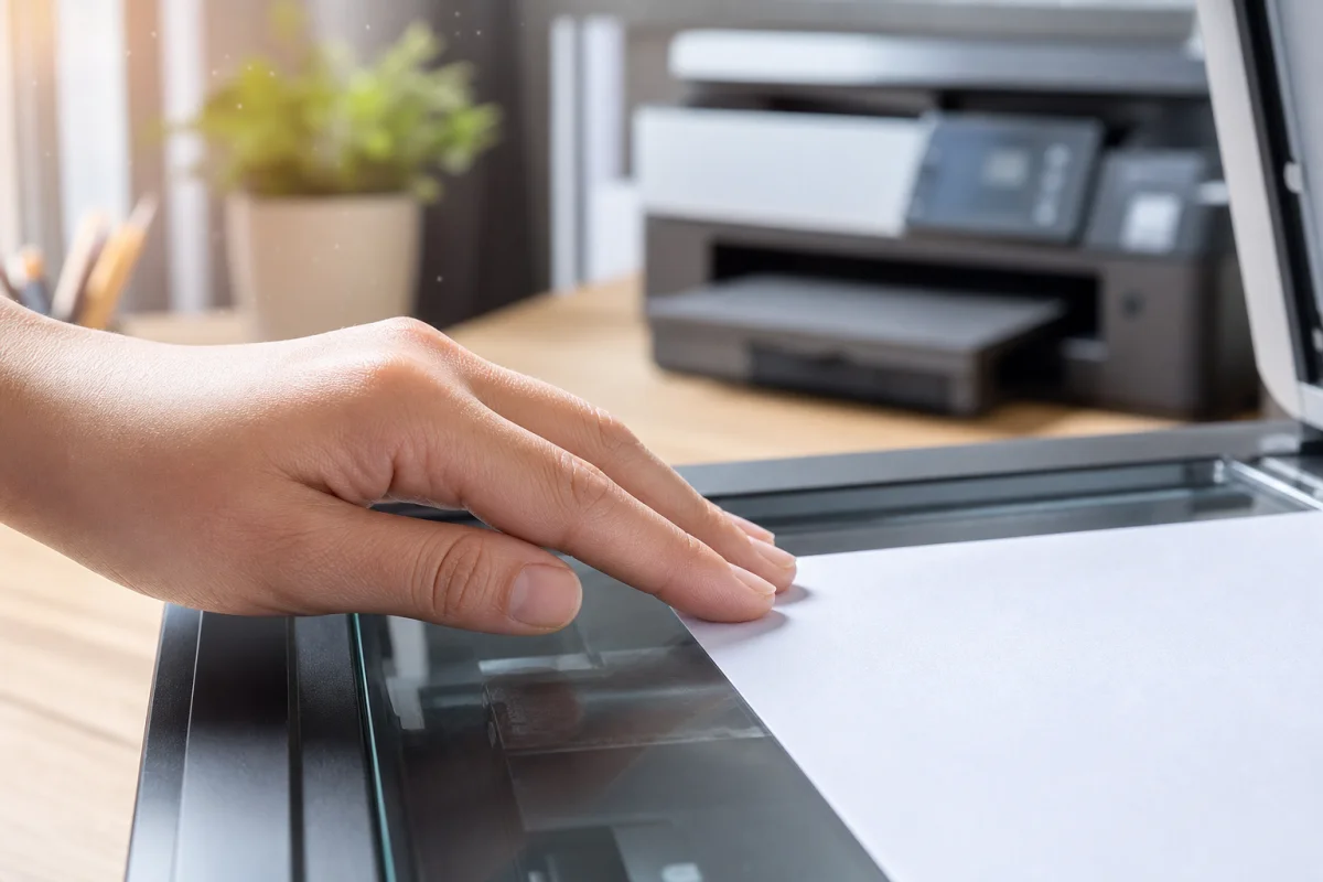 comment numeriser un document avec imprimante