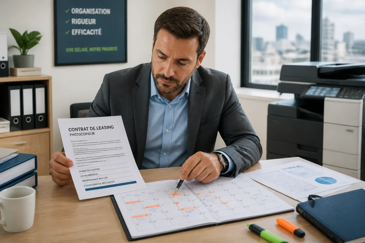 résilier contrat de leasing photocopieur